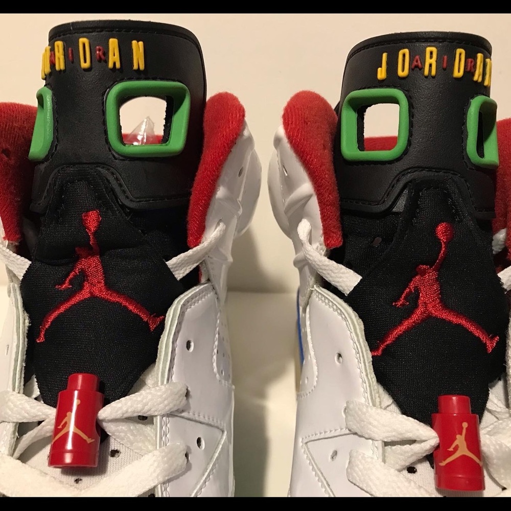 NEW DS 2008 NIKE AIR JORDAN 6 VI BEIJING OLYMPIC FLAG Sz 10 USA III IV V VII XI - Picture 6 of 16